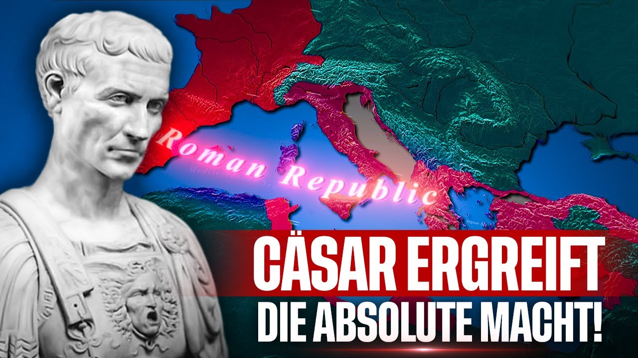 Julius Cäsars Aufstieg: Vom Rubikon über Kleopatra und in den römischen Bürgerkrieg | Geschichtsdoku