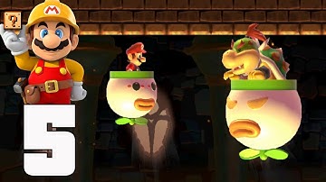 Super Mario Maker - Gameplay Walkthrough part 5 - 10 Mario Challenge(Wii U)