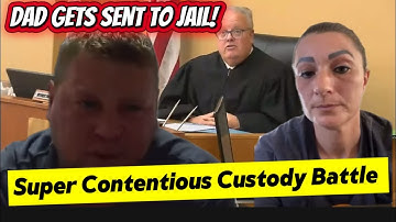 Super Contentious Custody Battle Dad Gets 1 Day In Jail 