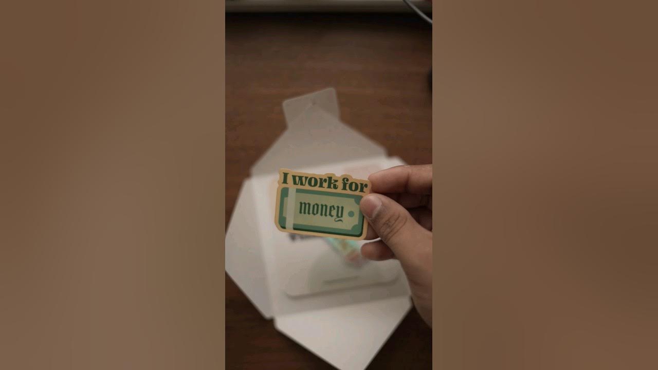 How to make money stickers money stickers stickers money YouTube