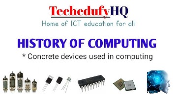 History of computing- from the primitive Era to the birth of transistors