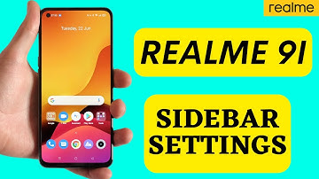 REALME 9i sidebar Feature || Sidebar not working