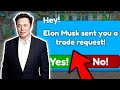 Elon musk sent me a trade and this happened   toilet tower defense roblox