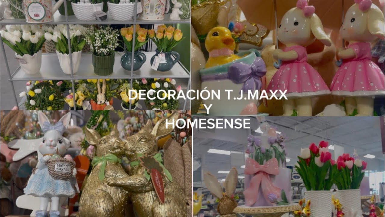 ACOMPÁÑAME AVER LA NUEVA DECORACIÓN PRIMAVERA 2026  EN  HOMESENSE Y TJMAXX