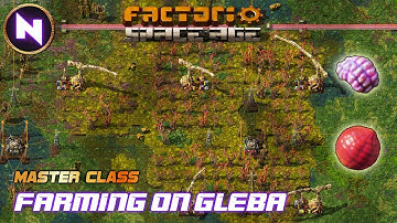 FARMING & SPOILAGE on GLEBA (2:4) | Factorio Space Age MASTER CLASS