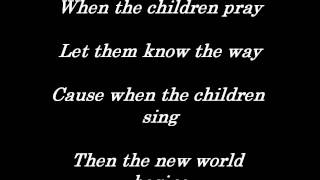 Seventh Day Slumber - When The Children Cry [Lyrics] chords