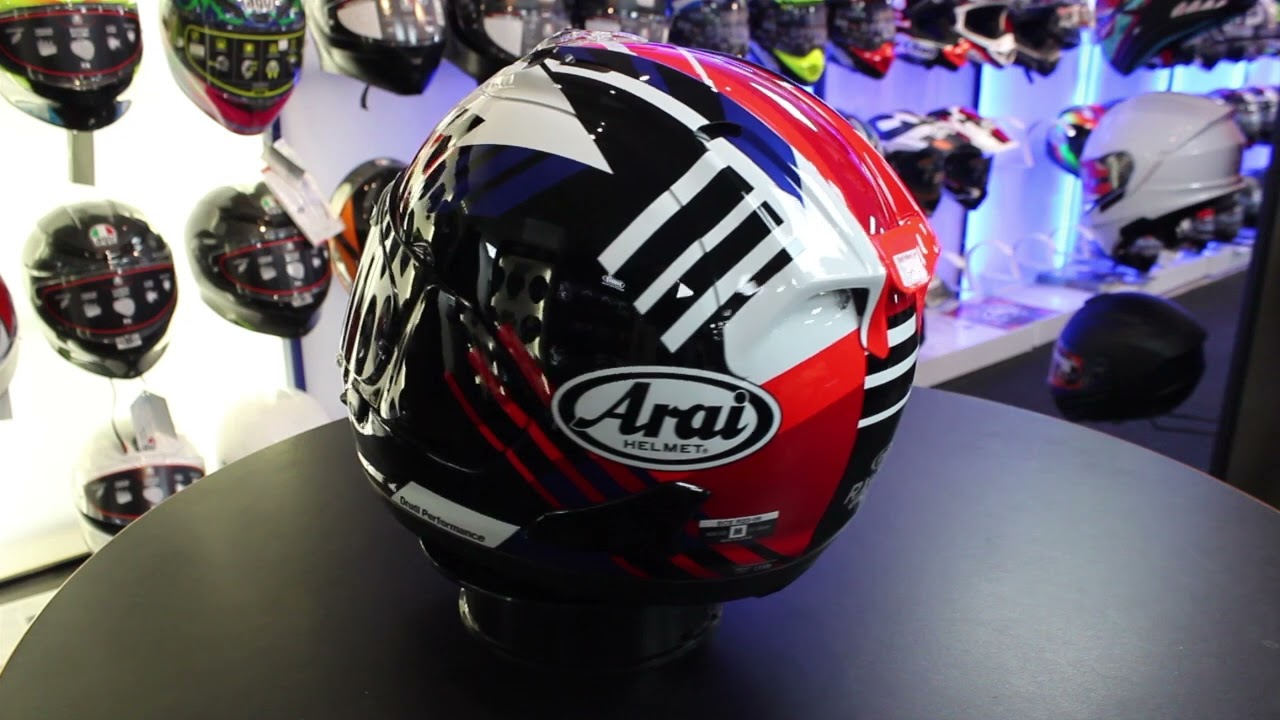 Arai RX-7V Rea SB3 Helmet - YouTube