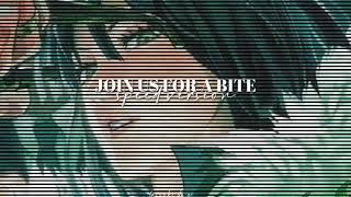 Video thumbnail of "JT music – join us for a bite (sped up)"
