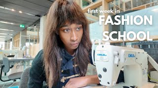 first week of fashion college... studying in london (ual)