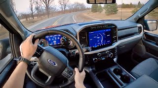 2021 Ford F150 PowerBoost Hybrid  POV Driving Impressions