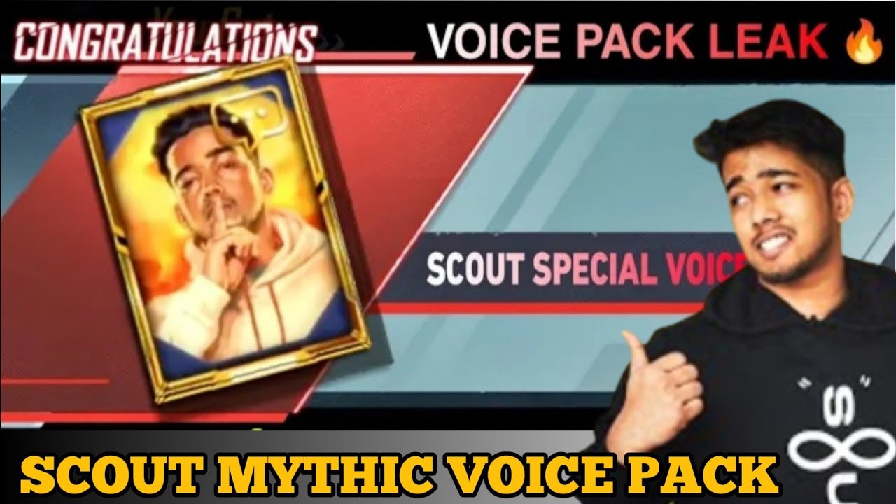 Scout Voice Pack | Scout Mythic Voice pack in BGMI 
