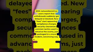 natwestbond.live Review: Scam Alert 🚨 Investors can’t Recover Their Funds? #cryptoscam #scam