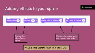 Scratch Lesson 2 Coding 3