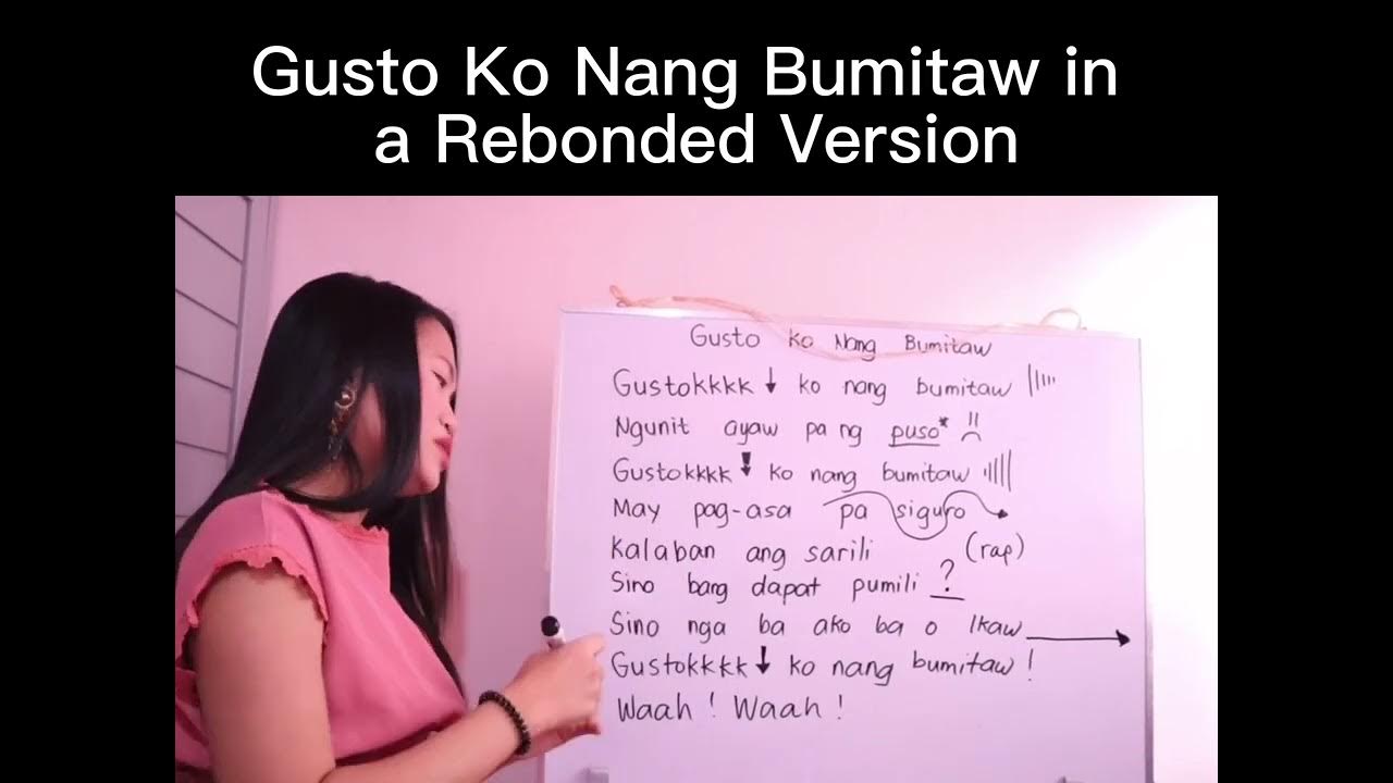 Gusto ko na Bumitaw Rebonded version - YouTube