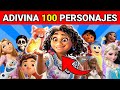 ¡Adivina 100 PERSONAJES de Disney en 3 SEGUNDOS!