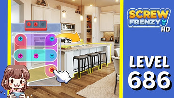 Screw Frenzy Level 686 Solution Walkthrough