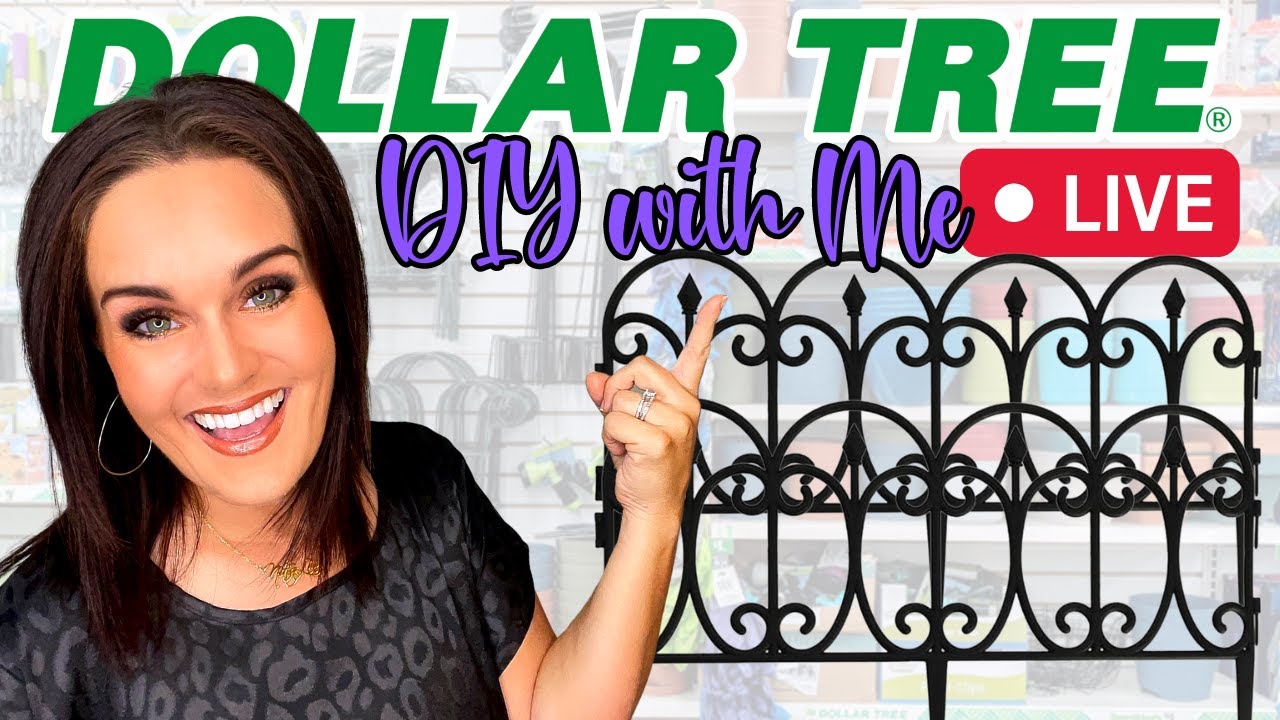 DIY LIVE Make This EASY Outdoor DIY Using DOLLAR TREE Garden Fences DIY LIVE Make This EASY Outdoor DIY Using DOLLAR TREE Garden Fences
