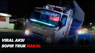 Viral Aksi Truk Oleng Bahayakan Pengguna Jalan Lain - iNews Siang 18/05