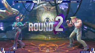 Rmk Fast A K I Vs Akainu Guile Top 8 Set & Reset World Warrior 2024 1080P 60Fps H264 128Kbit