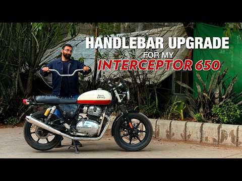 ₹1200 Handlebar upgrade Worth it for my INTERCEPTOR 650?