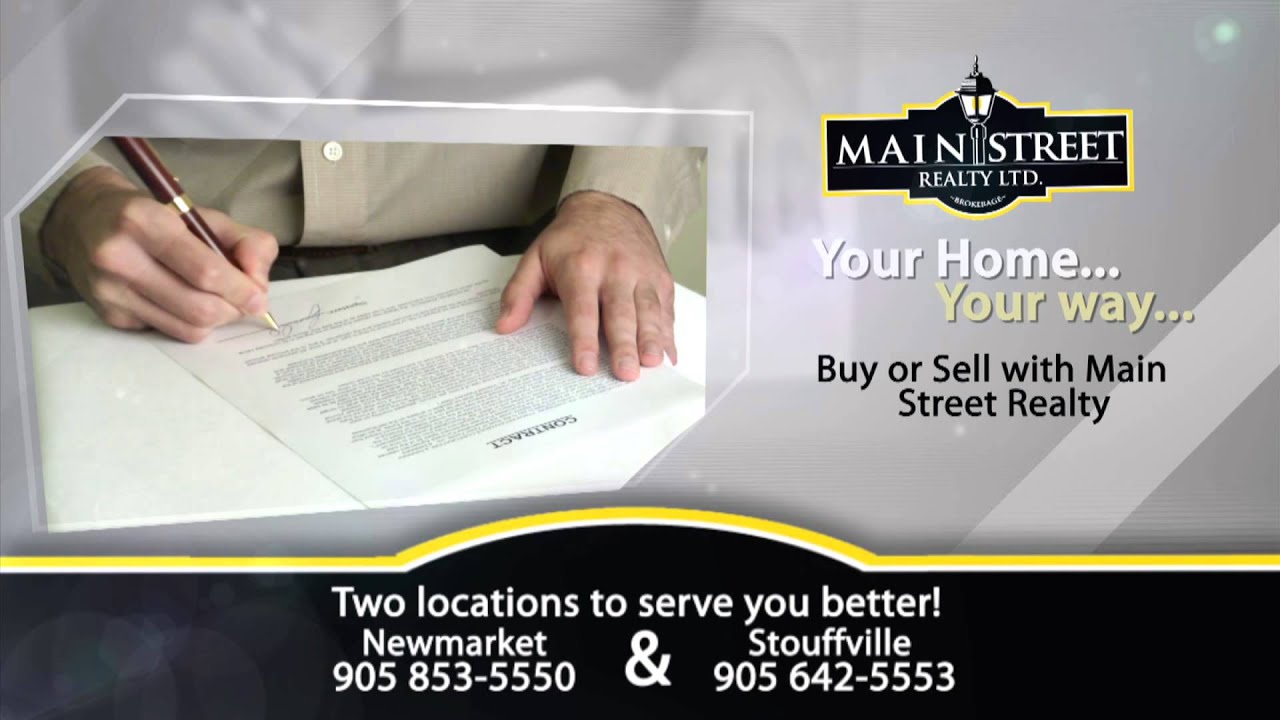Main Street Realty Newmarket YouTube