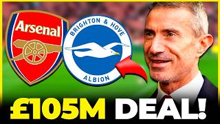 🚨BOMBA! ARSENAL WANT £105M BRIGHTON STAR! 😱 HAS BERTA LOST HIS MIND! ARSENAL NEWS