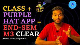 Class + Purple Hat App = End-Sem M3 Clear | Student Success Story Part-13 | #sppuexam #sppu screenshot 2