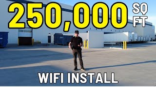 MASSIVE Professional Wifi Installation - Warehouse in North Las Vegas