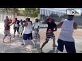 Capture de la vidéo Crip Mac Fights Bounty Hunter Blood Dazsy Caine In Nickerson Gardens