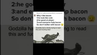 Godzilla had a stroke and FUCKING DIED