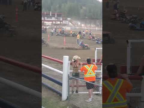 Mower Rodeo Mower Race Action - North Thompson Fall Fair & Rodeo - YouTube