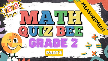 2025 Math Quiz Bee for Grade 2 | Quiz 2 | Measurement  | Quiz by brainYs