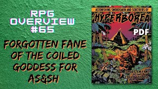 RPG Overview 65 Forgotten Fane of the Coiled Goddess for AS&SH