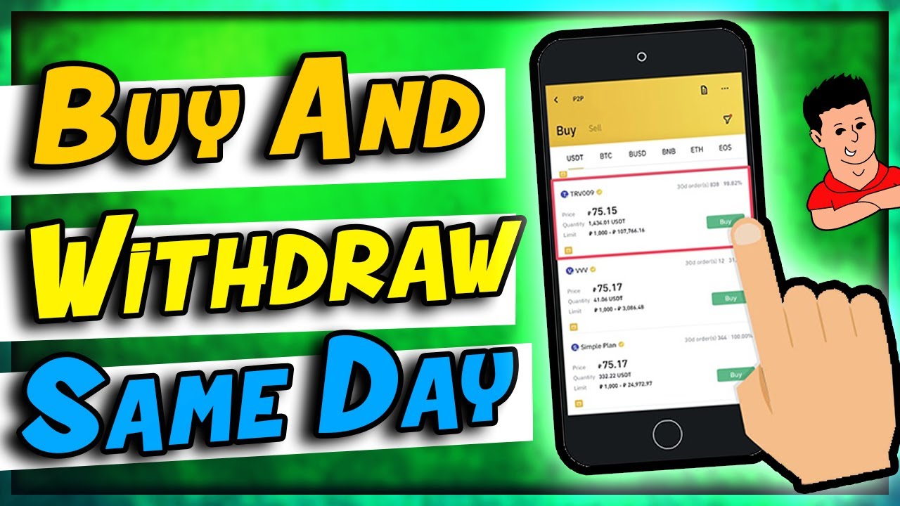 How To Buy And Withdraw Crypto In The Same Day - No Waiting Period