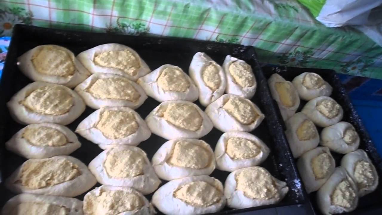 Украинское село . Часть 7. ПИРОЖКИ С ГОРОХОМ.