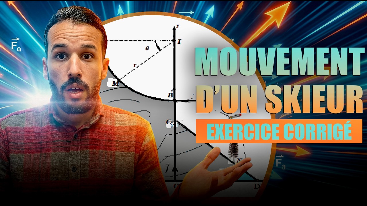 2BAC | Exercice corrigé : base de frenet + chute parabolique