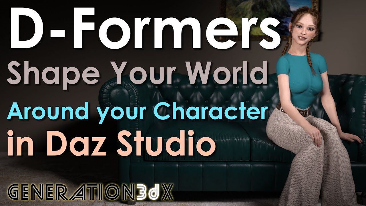 Создайте мир вокруг своего персонажа Daz с помощью D-Formers