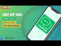 Chat App Icon Design in Canva | Mobile App Icon Tutorial for Beginners