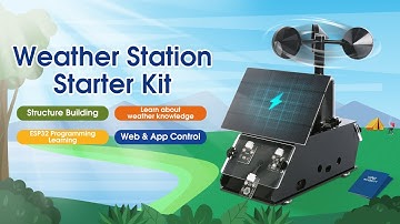 Build a Real-Time Weather Station | STEM IoT Project with ESP32 Programming & Solar Power & Sensors