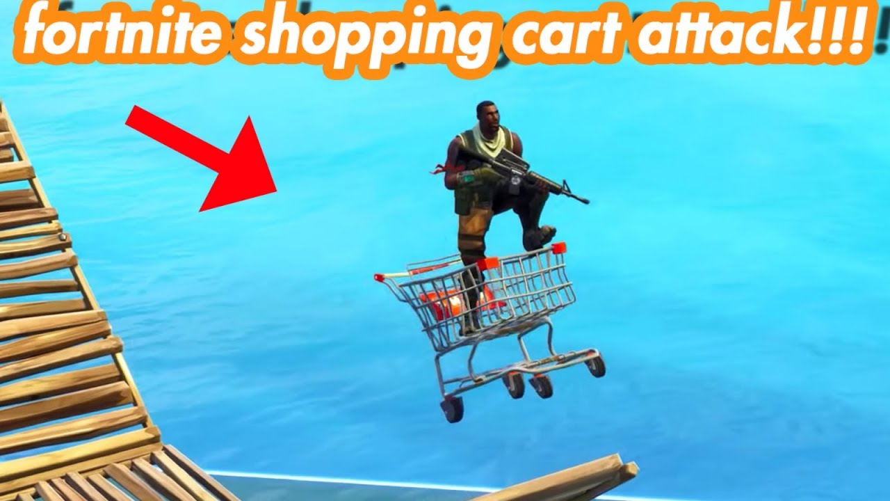 THE FORTNITE SHOPPING CART! | MOE SARGI