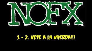 NOFX - Drugs Are Good (Subtitulos en Español) chords