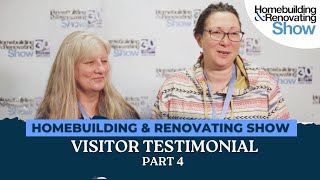 Homebuilding & Renovating Show - Visitor testimonial 4