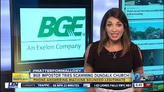 BGE impostor targets Dundalk church