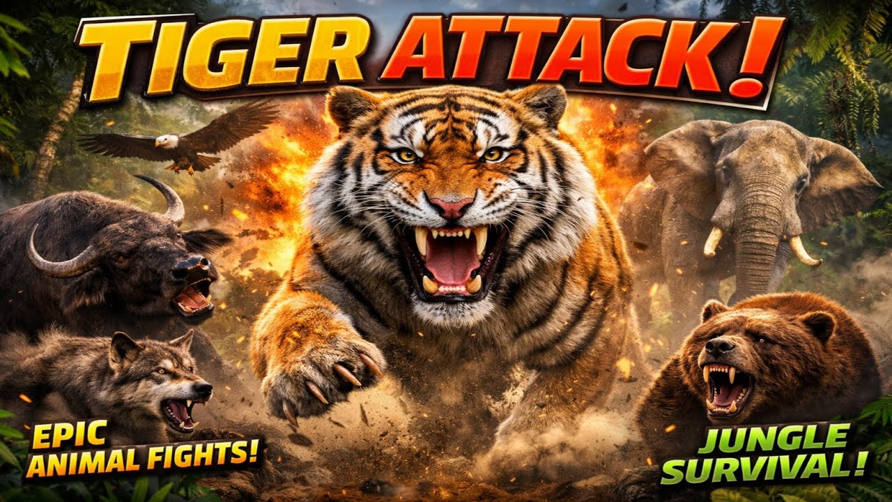 Tiger Gameplay | Jungle Ka Asli Raja 🐅🔥 | Epic Animal Fight