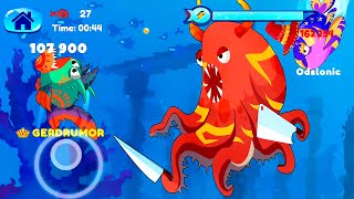 Fish Town IO - KILLED 98! ANGRY FISH & BOSS in The Atlantis - fishdom screenshot 5