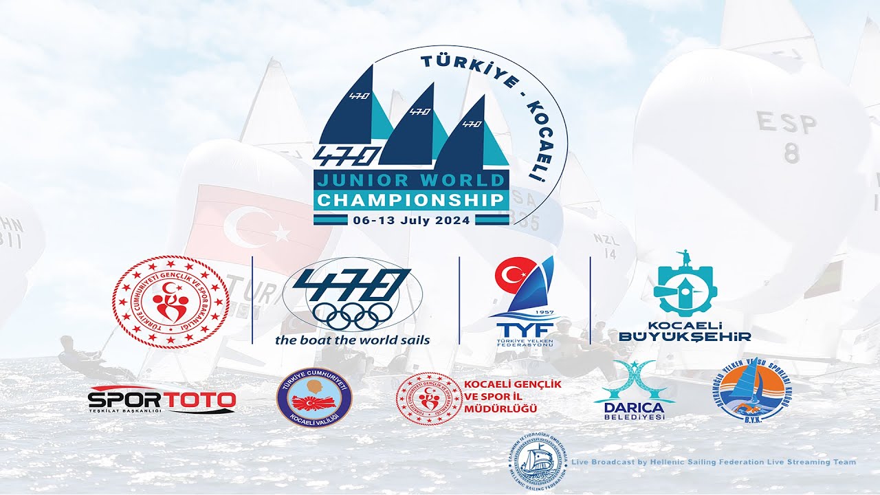 ⁣Fifth racing day 470 World Junior Championship