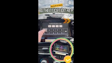 Authenticatiesleutel Renault & Dacia. Onjuiste pincode. Het systeem is geblokkeerd. De oplossing!