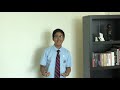 English Speech Competition - Year 7-9 - Sanith Piyadigamage -7D - Third Place