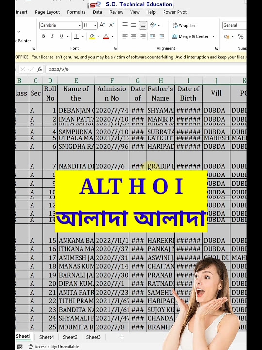 Excel autofit column width autofit row height shortcut 