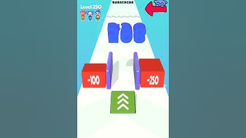 Rank up number master evolution run 🚨 250 #shorts #numbermaster #numberrun #funnyvideo #kanchan087